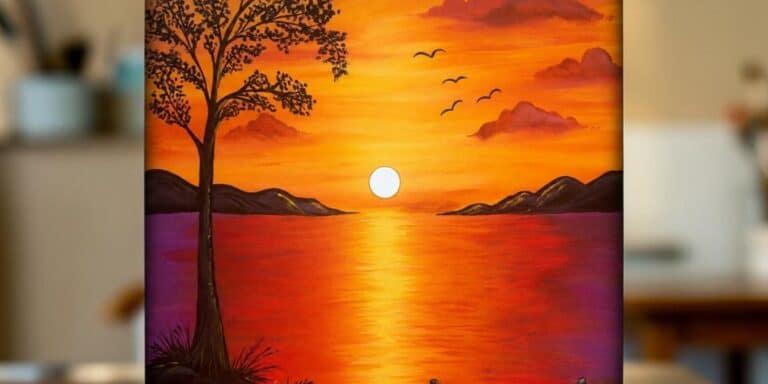 Drifting Sunset  - Painting Class promotional image