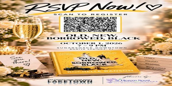 Wanna Crash a Wedding? Old, New, Borrowed, Black Book Launch Party promotional image