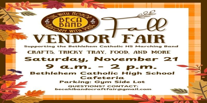 Bethlehem Catholic High School Bando Vendor/Craft Fair promotional image