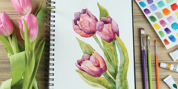 Beginner Watercolor I promotional image