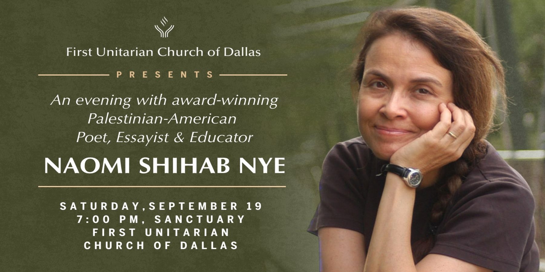 Naomi Shihab Nye: Poetry Reading - Palestinian-American Poet, Essayist, and Educator promotional image