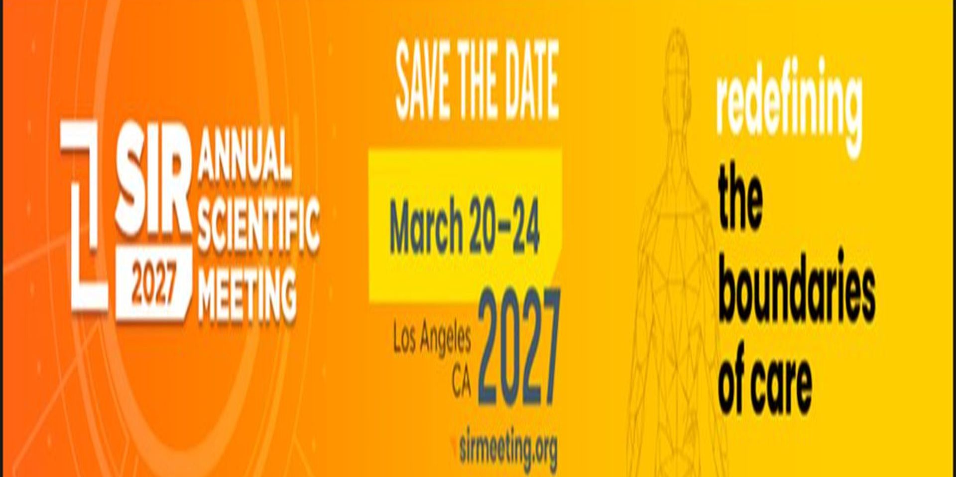 Society of Interventional Radiology 2027 Annual Scientific Meeting, March 20-24, LA, USA promotional image