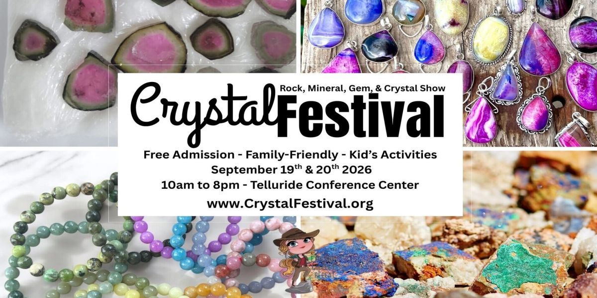 Crystal Festival - A Rock, Mineral, Gem, and Crystal Show promotional image