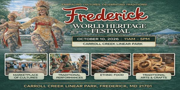 World Heritage Festival @ Carroll Creek Park, Frederick, MD promotional image