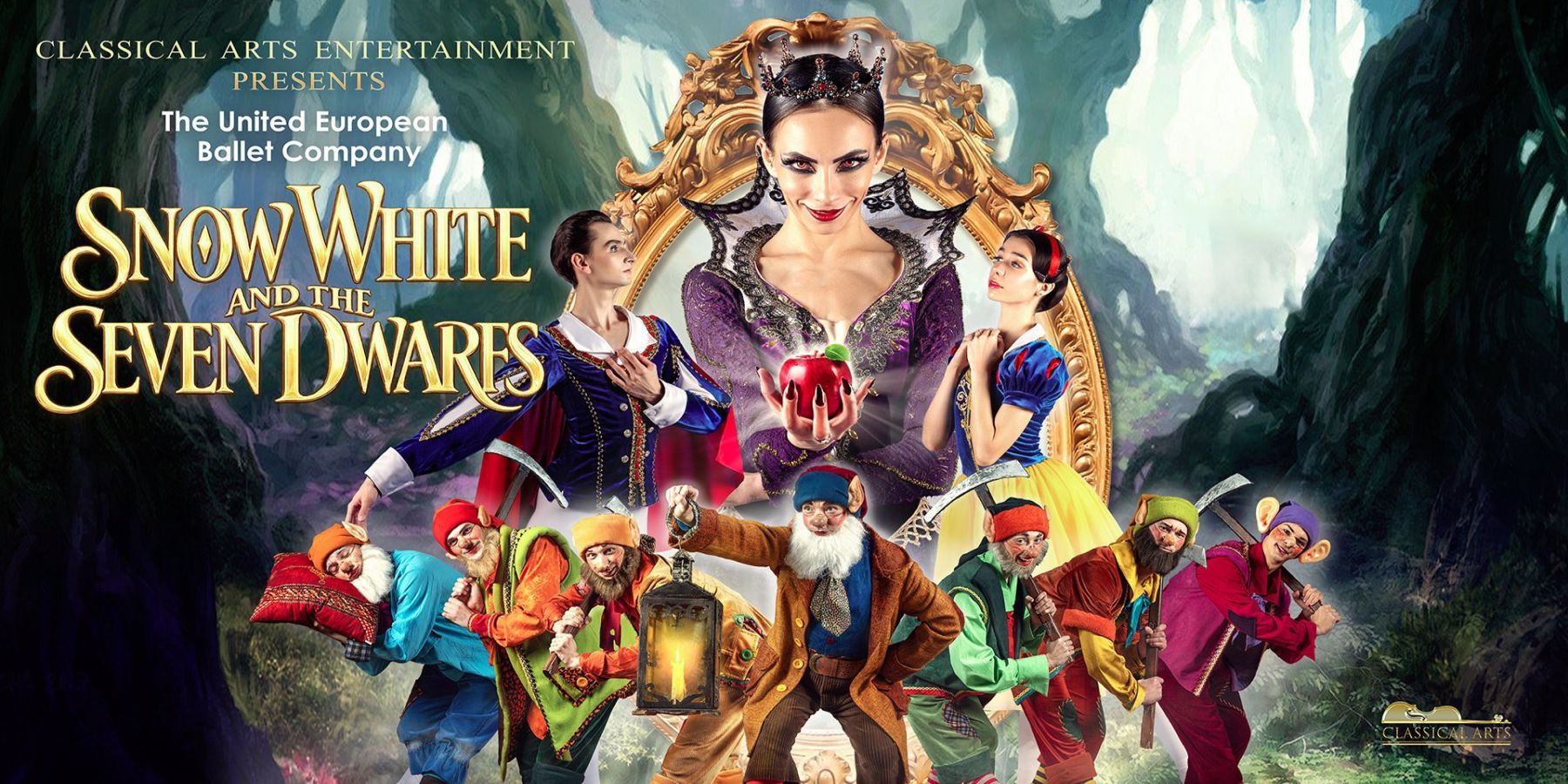 Snow White and the Seven Dwarfs by The United European Ballet Company promotional image