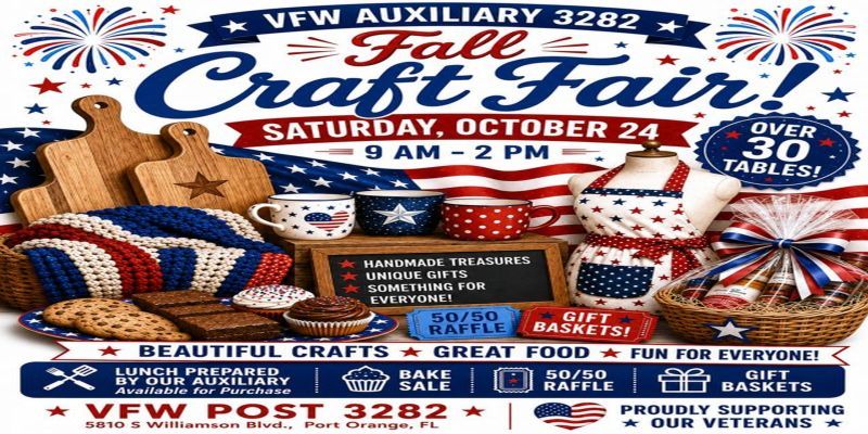 VFW 3282 Auxiliary Fall Craft Fair promotional image