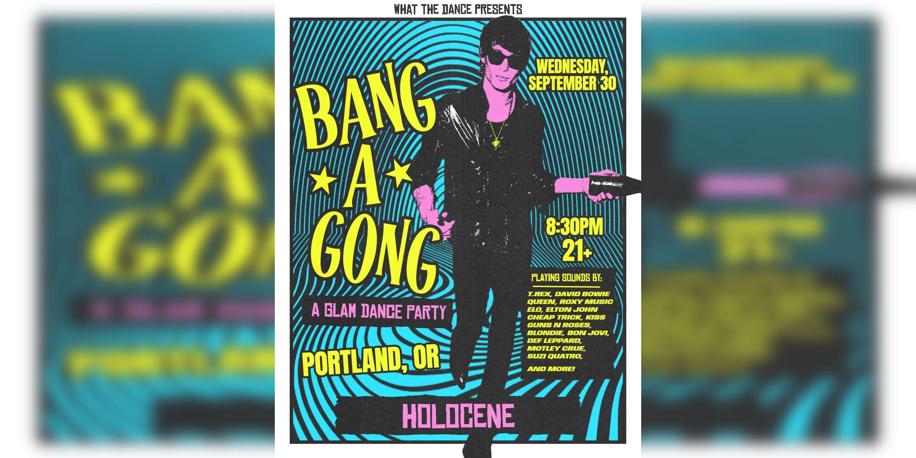 BANG A GONG: A GLAM DANCE PARTY promotional image