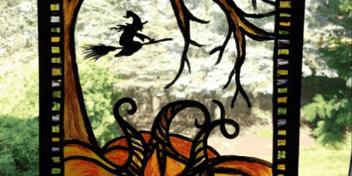 Pumpkin Ride ( Glass Art)  - Painting Class promotional image