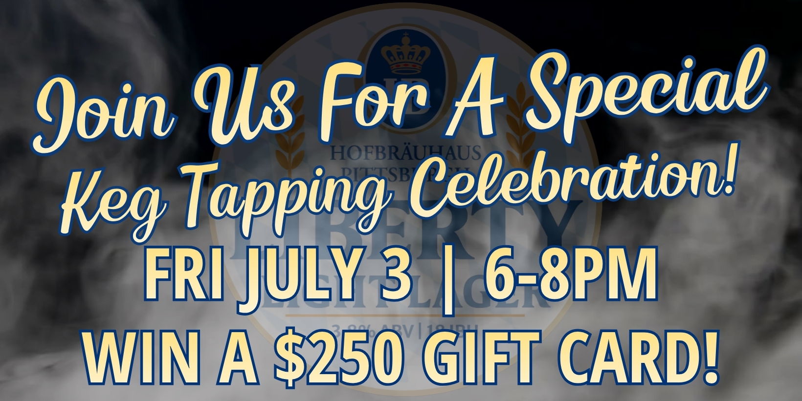 An EXTRA Special Keg Tapping For July