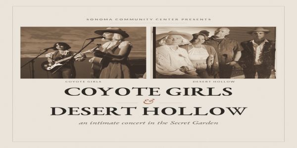 Coyote Girls and Desert Hollow Concert in the Secret Garden promotional image