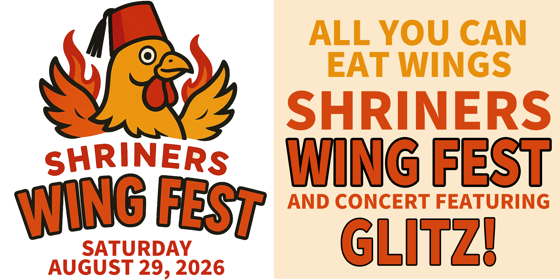 Shriners Wing Fest featuring GLITZ!