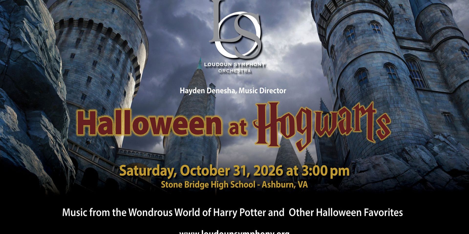 Loudoun Symphony Presents Halloween at Hogwarts promotional image