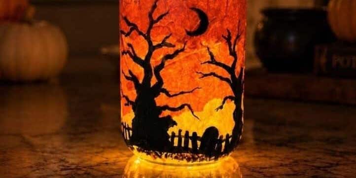 Halloween Lantern Workshop All Ages Paint/Pizza Party  promotional image