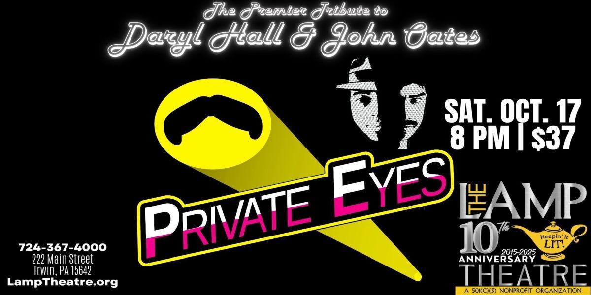 Private Eyes: The Ultimate Hall and Oates Tribute Experience promotional image