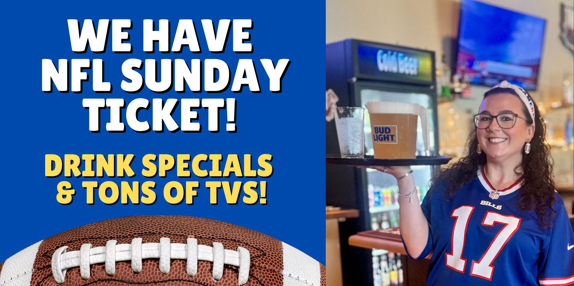Top Dawg Tavern is THE spot for NFL Football in Bethlehem promotional image
