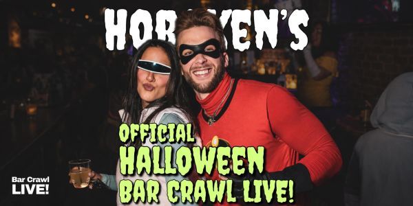 Hoboken Official Halloween Bar Crawl 2026 By Bar Crawl LIVE promotional image