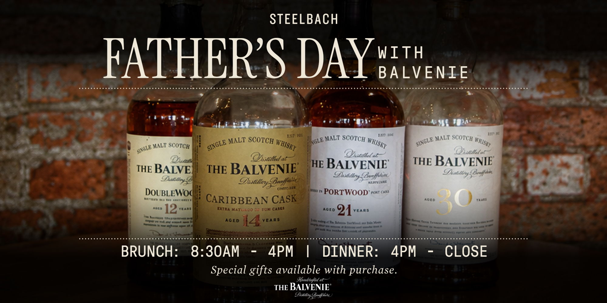 Father's Day with Balvenie at Steelbach promotional image