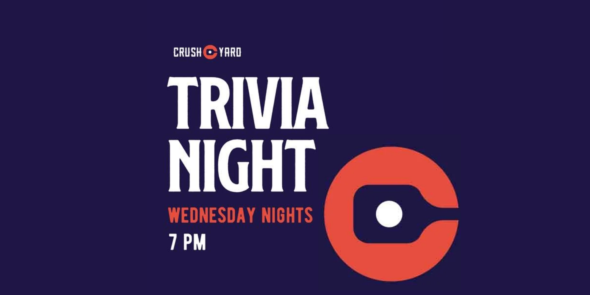 Trivia Night at Crush Yard promotional image