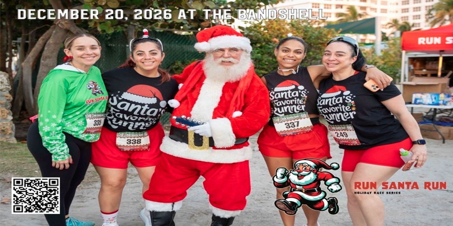 Run Santa Run Miami Half Marathon, 10K, and 5K Run/Walk promotional image