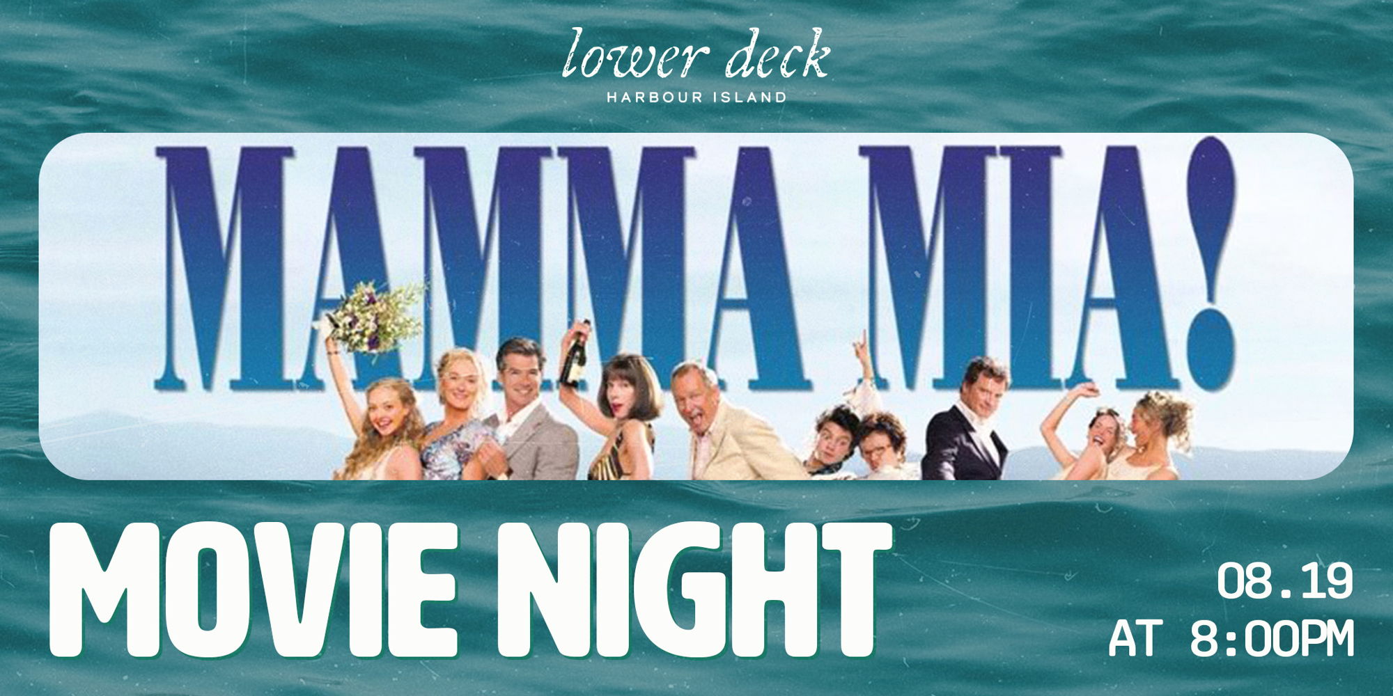 Movie Night at Lower Deck: Mama Mia promotional image