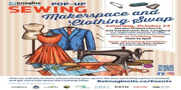 Pop-Up Sewing Makerspace and Clothing Swap promotional image