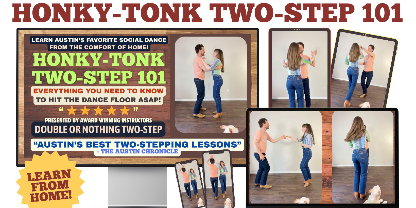 Honky-Tonk Two-Step 101: Learn Austin's Signature Dance Online promotional image