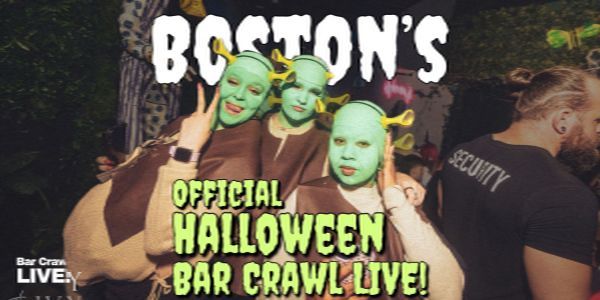 Boston Official Halloween Bar Crawl 2026 By Bar Crawl LIVE! promotional image