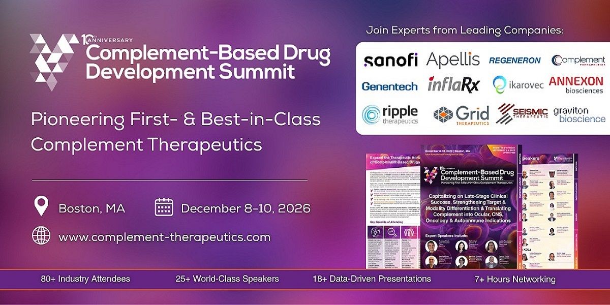 10th Complement-Based Drug Development Summit promotional image