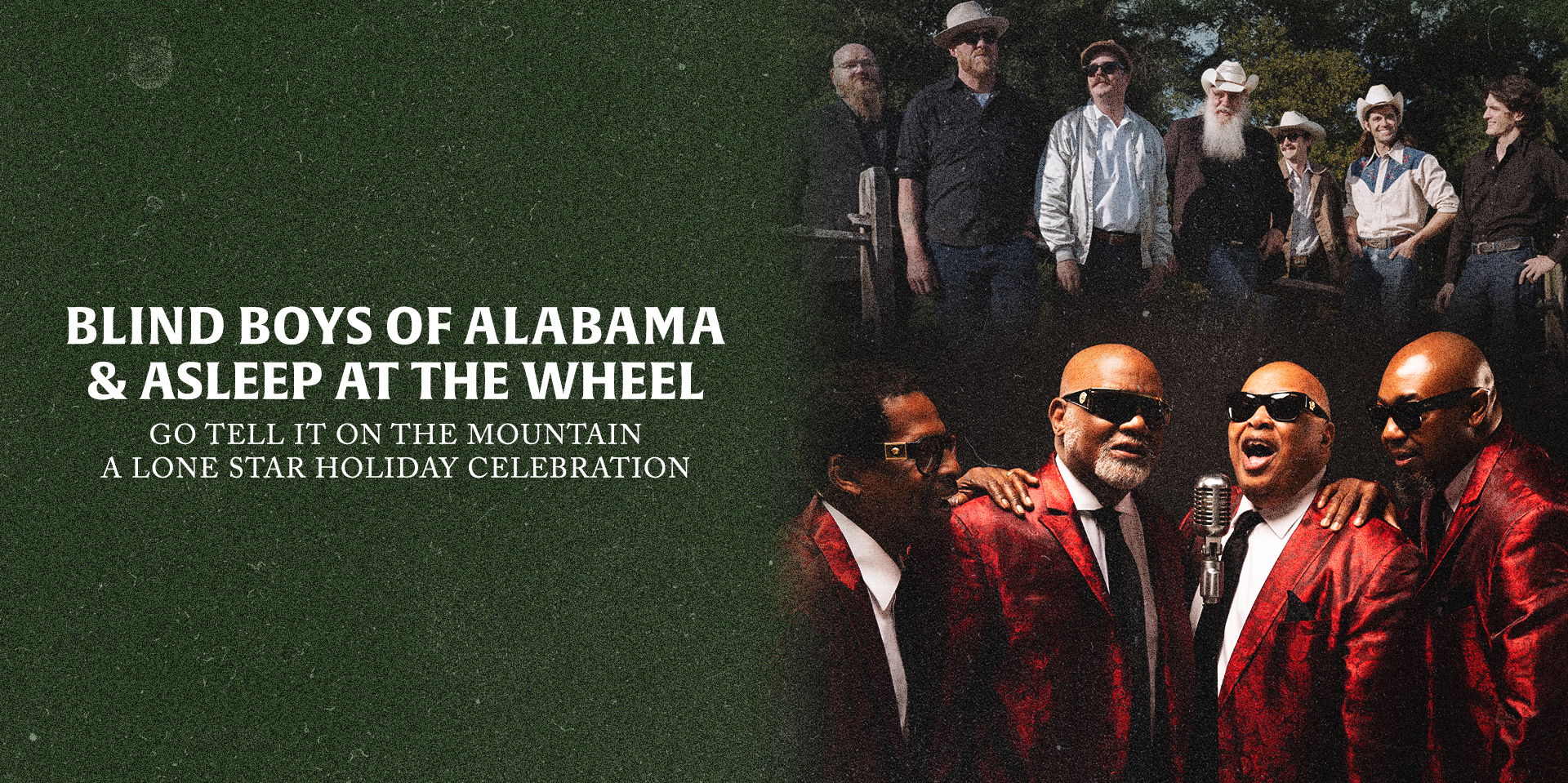Blind Boys of Alabama & Asleep at the Wheel: Go Tell It On The Mountain - A Lone Star Holiday Celebration promotional image
