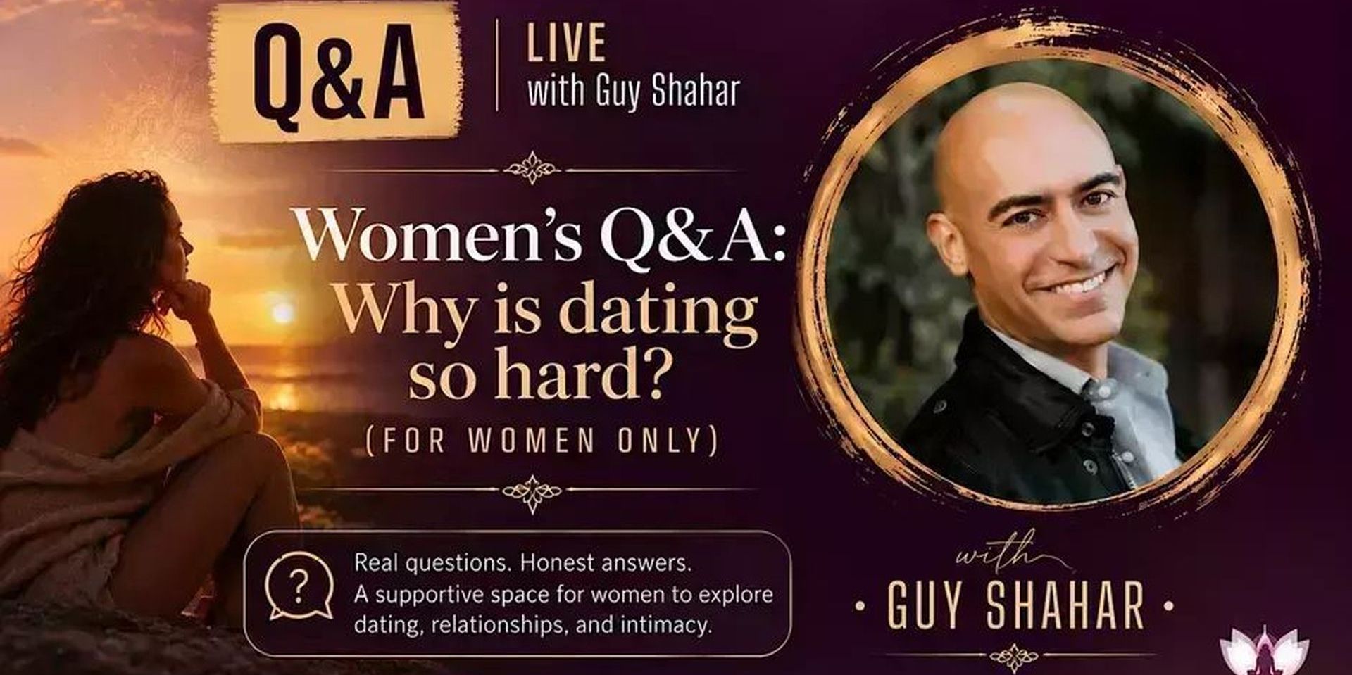 Free Q AND A: Love, Dating and Modern Relationships promotional image