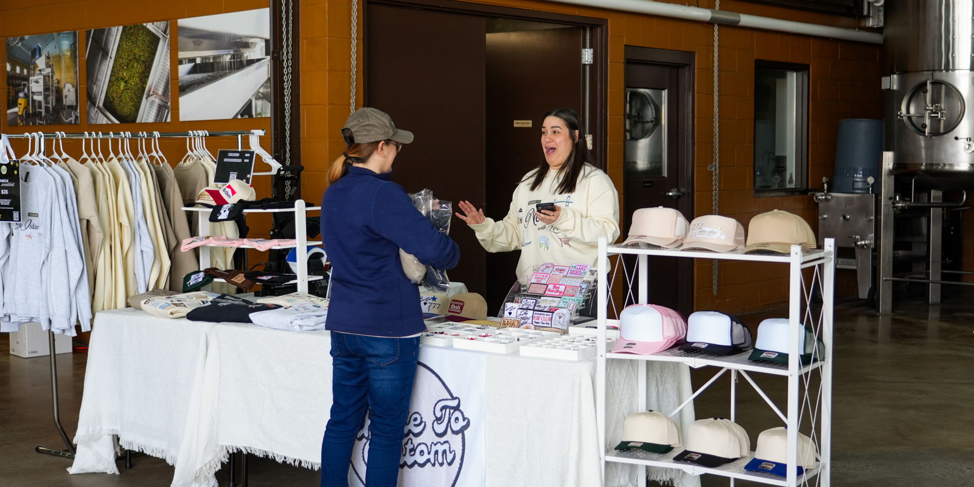 Field of Artisans X Newport Vineyards Sip and Shop promotional image