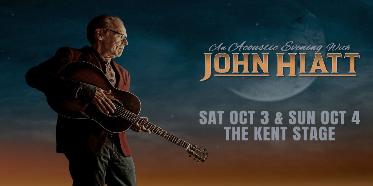 John Hiatt Solo Tour at The Kent Stage Oct 3rd and Oct 4th promotional image