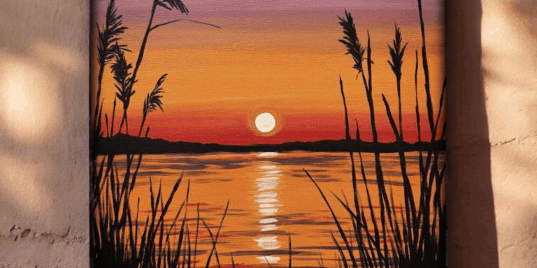 Tranquil Horizon - Painting Class promotional image