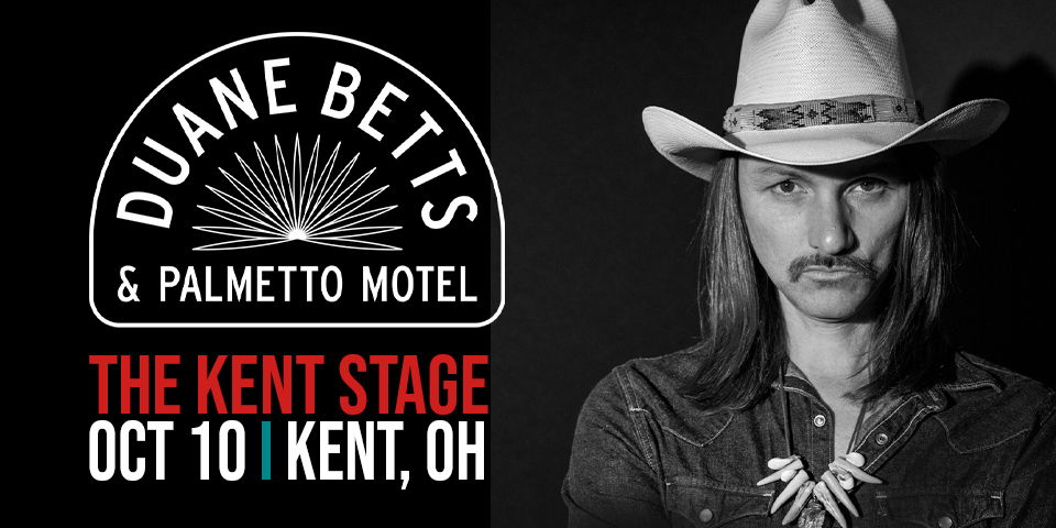 Duane Betts and Palmetto Motel bringing their Isle Of Hope Tour to The Kent Stage October 10th promotional image