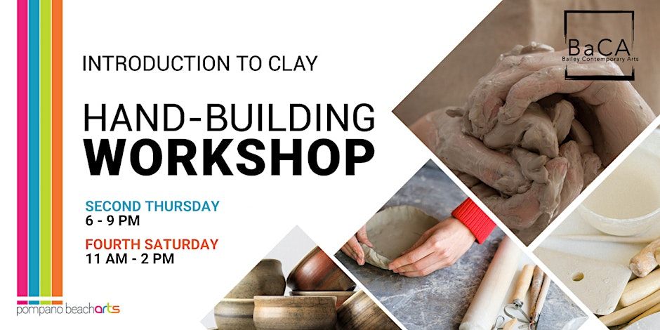 Introduction to Clay – Hand Building (Thursdays and Saturdays) promotional image