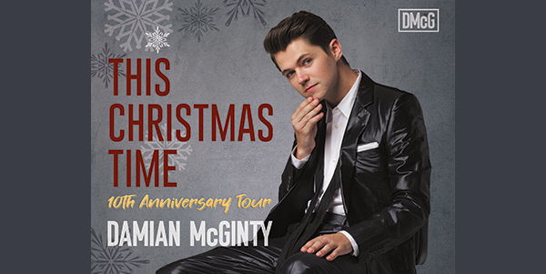 Damian McGinty This Christmas Time 10th Anniversary Tour promotional image