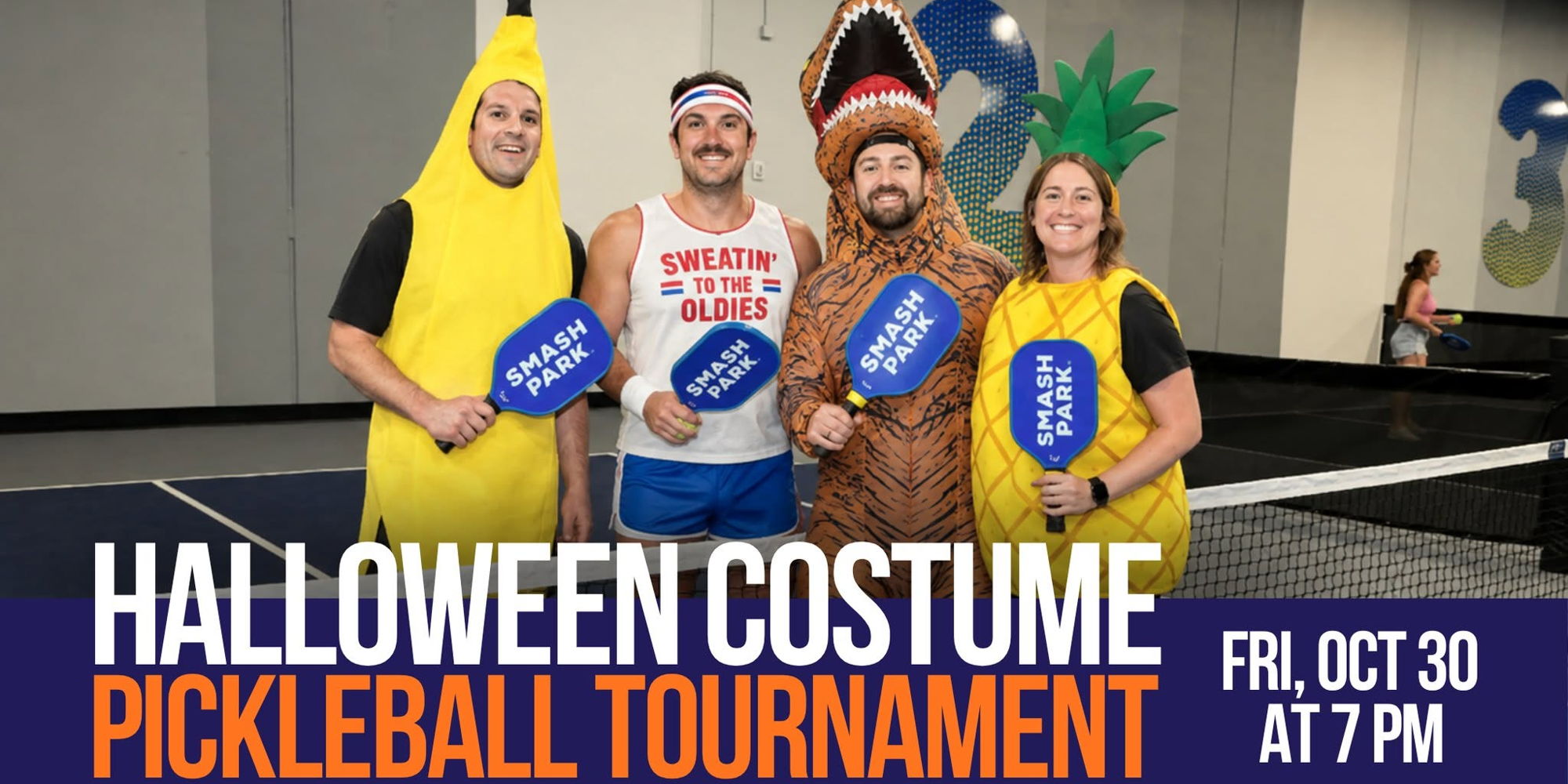 Halloween Costume Pickleball Tournament promotional image