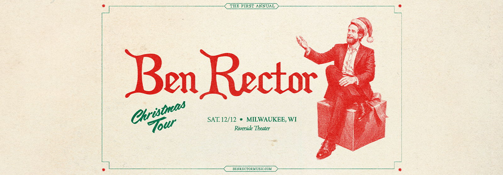 Ben Rector Christmas Tour promotional image