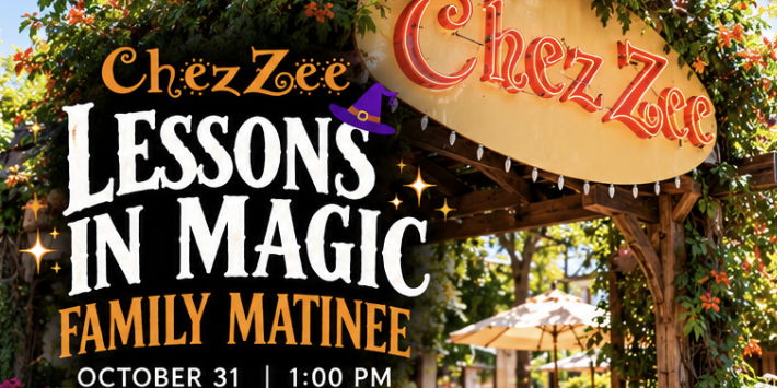 Lessons in Magic - Halloween Family Matinee at Chez Zee promotional image