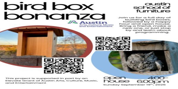 Woodworking Class and Exhibit: Owl Nesting Box promotional image