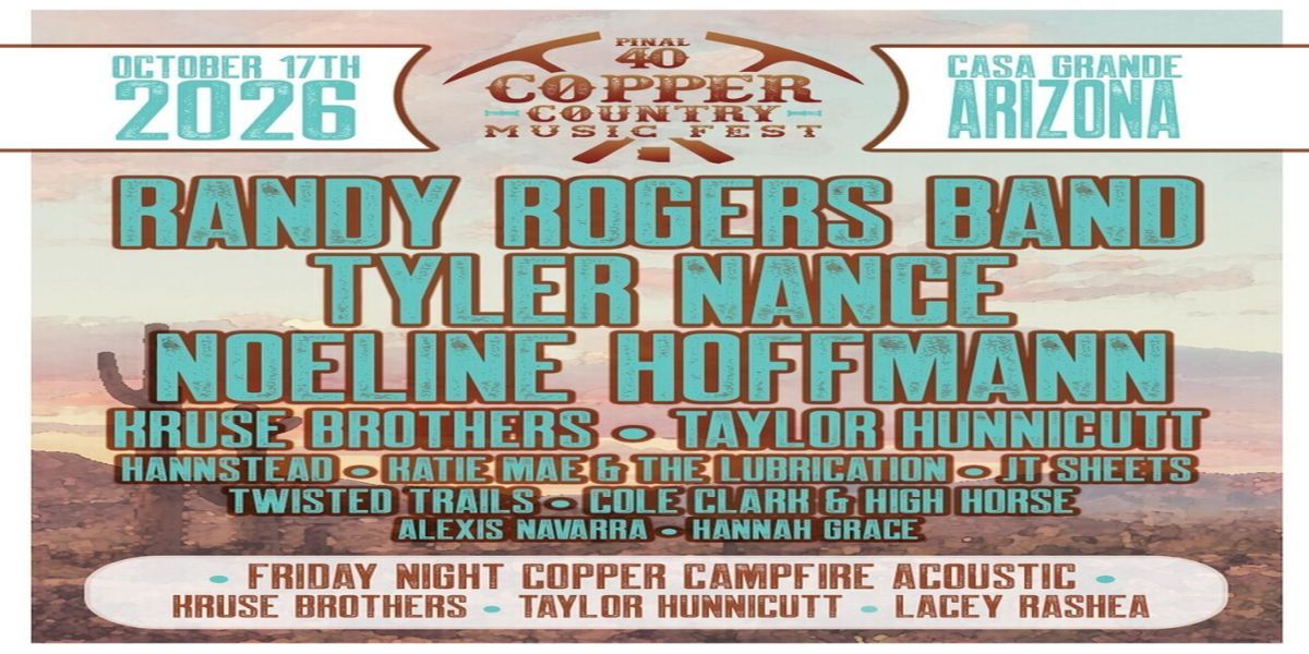 Copper Country Music Fest promotional image
