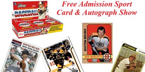 Cardboard Promotions Free Admission Sports Card & Autograph Show promotional image