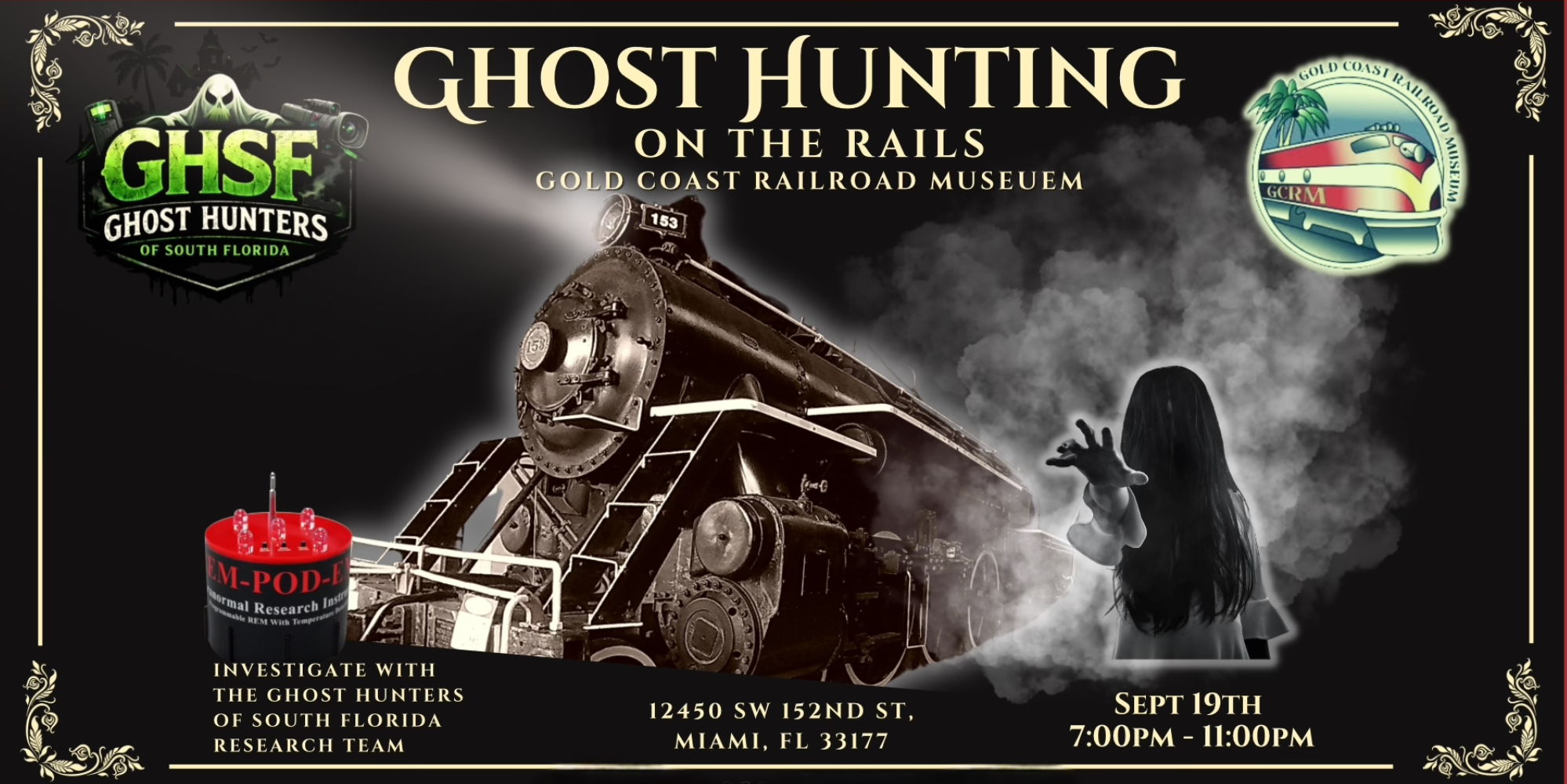 Ghost Haunting on the Rails promotional image