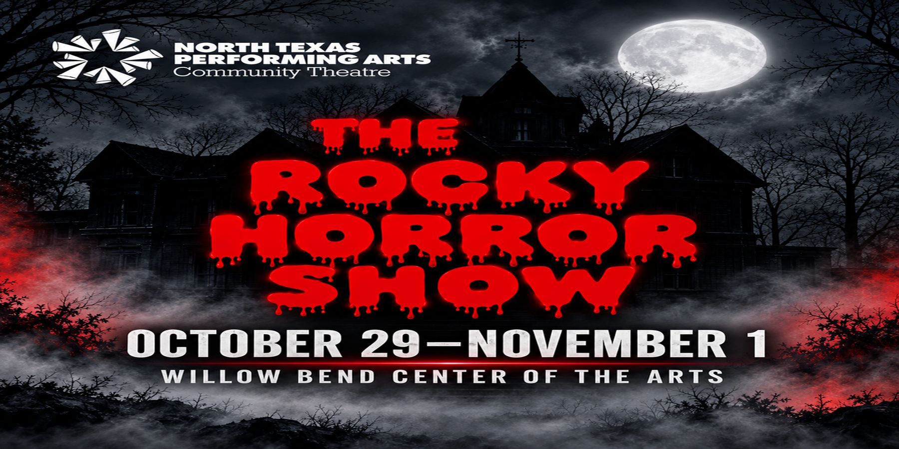 The Rocky Horror Show presented by NTPA Community Theatre October 29-November 1 promotional image