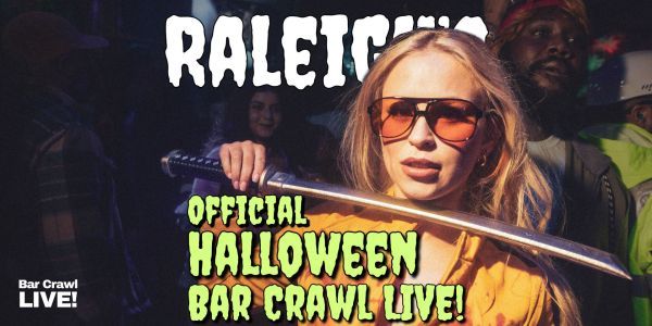 Raleigh Official Halloween Pub Crawl 2026 By Bar Crawl LIVE! promotional image