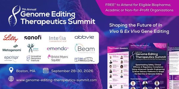 7th Genome Editing Therapeutics Summit promotional image
