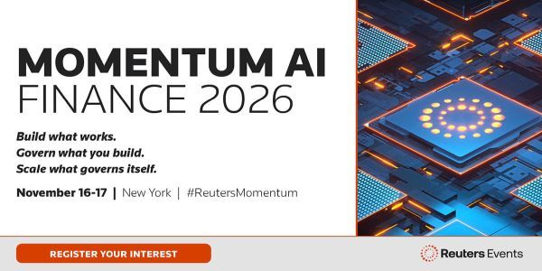 Reuters Event: Momentum AI Finance 2026 promotional image