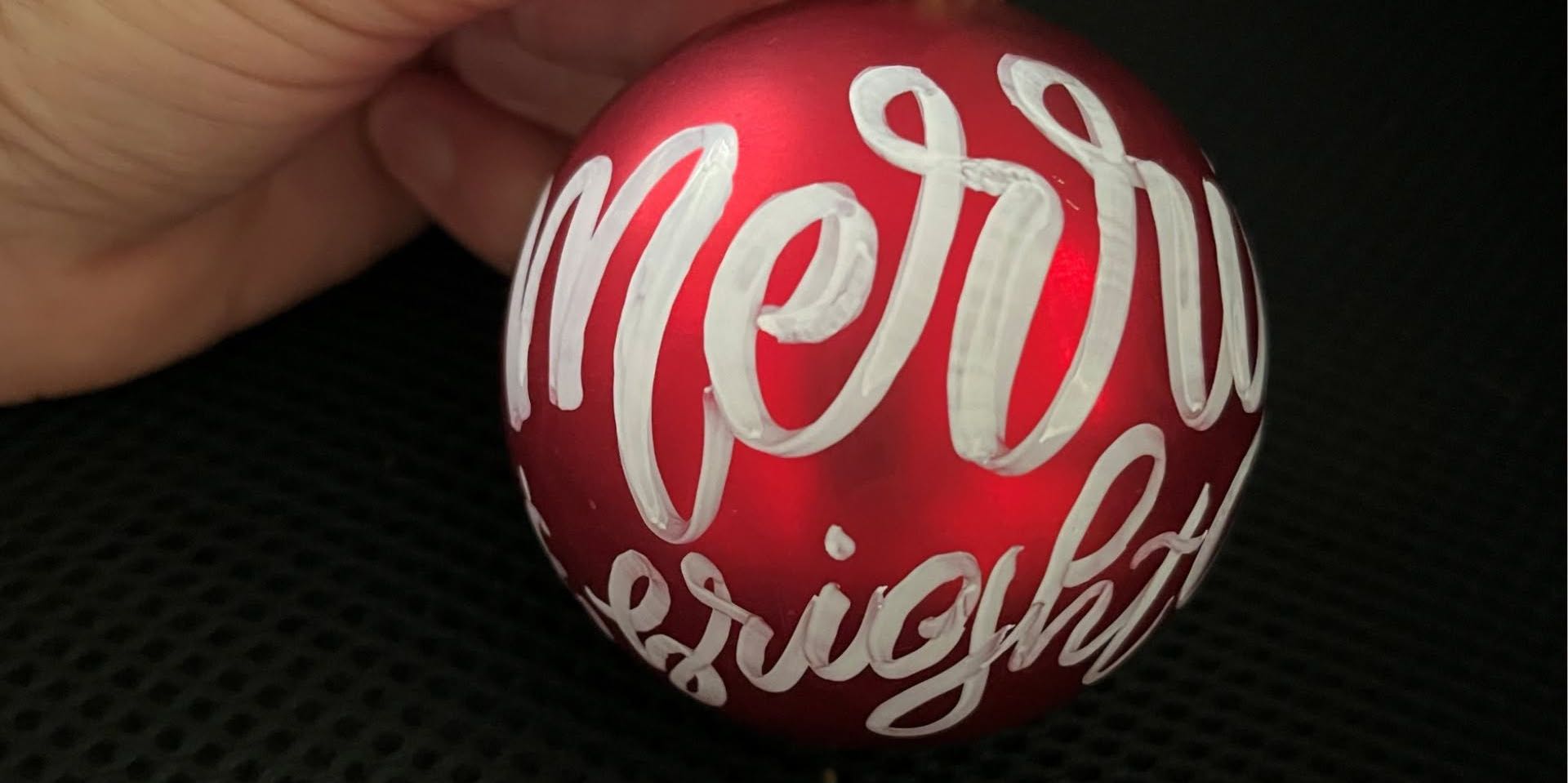 Holiday Ornament Calligraphy promotional image