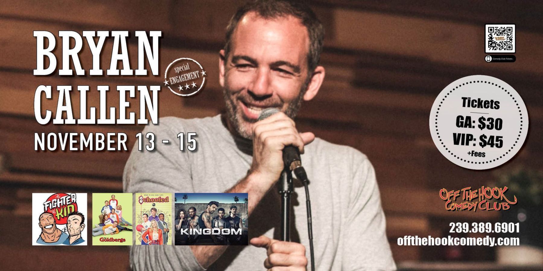 Comedian Bryan Callen Live In Naples, Florida! promotional image