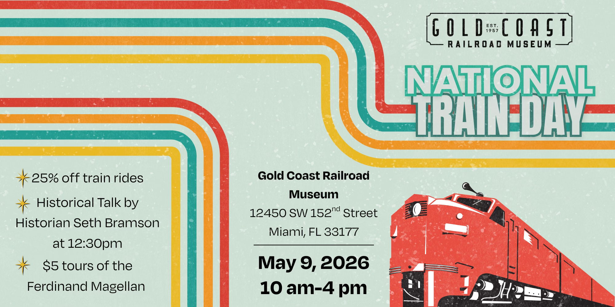 National Train Day at GCRM! promotional image